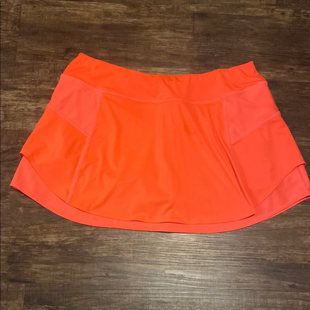 Athleta Women's Orange tennis Skirt